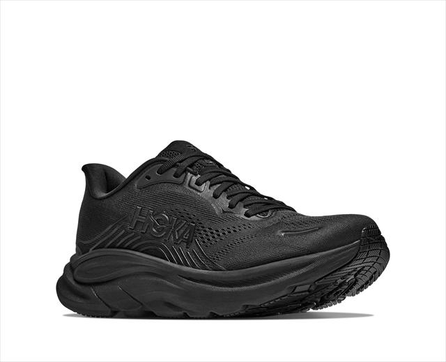 HOKA �ۥ� W CLIFTON 11 1176573 BLACK/BLACK ��ǥ����� ������� ����եȥ�10 ��B ���� ���˥󥰥��塼�� �ޥ饽�� ���祮�� ������ ��󥷥塼 ���ˡ����� �� ���å���� ���������� ���� �ڤ� �������� Φ��