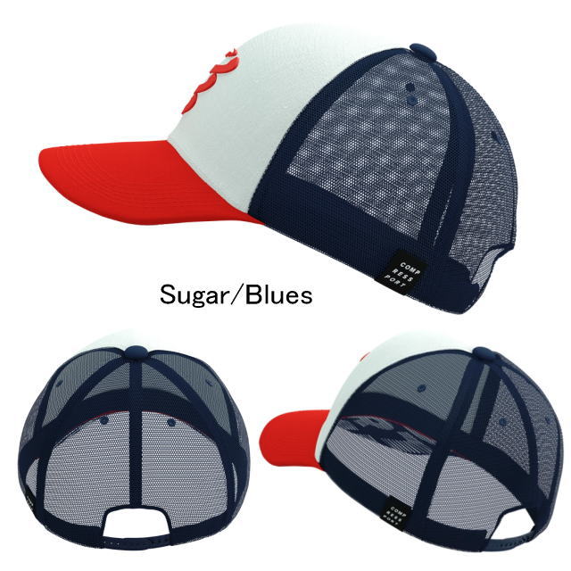 Compressport ����ץ쥹�ݡ��� ���˥󥰥���å� Trucker Cap XHWU419 �ȥ�å�������å� ��˥��å��� ��� ��ǥ����� �ޥ饽�� ���˥� ���祮�� ˹�� �ۼ�ȯ�� ��å��� �̵��� ®���� Ĵ���ǽ ��������å���
