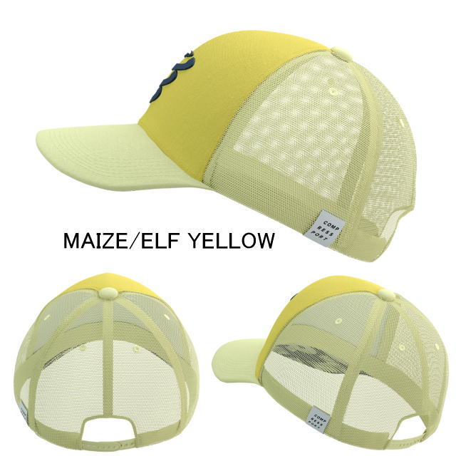 Compressport ����ץ쥹�ݡ��� ���˥󥰥���å� Trucker Cap XHWU419 �ȥ�å�������å� ��˥��å��� ��� ��ǥ����� �ޥ饽�� ���˥� ���祮�� ˹�� �ۼ�ȯ�� ��å��� �̵��� ®���� Ĵ���ǽ ��������å���