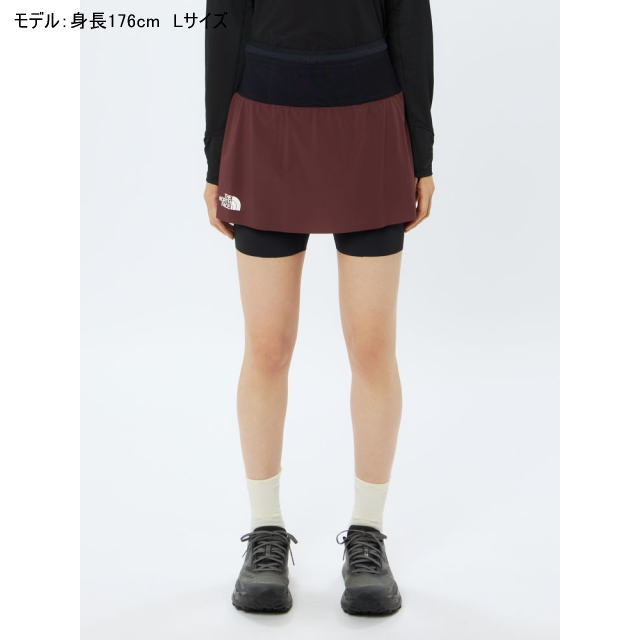 THE NORTH FACE ���Ρ����ե����� ���˥󥰥��硼�� Enduris Trail Skirt NBW72572 ��ǥ����� ����������å� �ϡ��եѥ�� ����ǥ�ꥹ�ȥ쥤�륹������ ��������6�ݥ��å� �ȥ��� �ȥ쥤����˥� �ޥ饽�� ���˥� �۴�®�� ���ȥ�å� ���� û�ѥ�