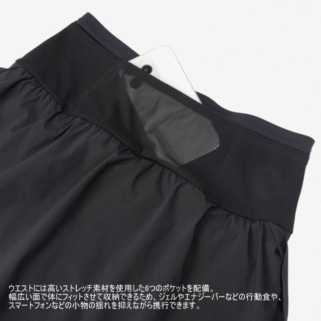 THE NORTH FACE ���Ρ����ե����� ���˥󥰥��硼�� Enduris Trail Skirt NBW72572 ��ǥ����� ����������å� �ϡ��եѥ�� ����ǥ�ꥹ�ȥ쥤�륹������ ��������6�ݥ��å� �ȥ��� �ȥ쥤����˥� �ޥ饽�� ���˥� �۴�®�� ���ȥ�å� ���� û�ѥ�