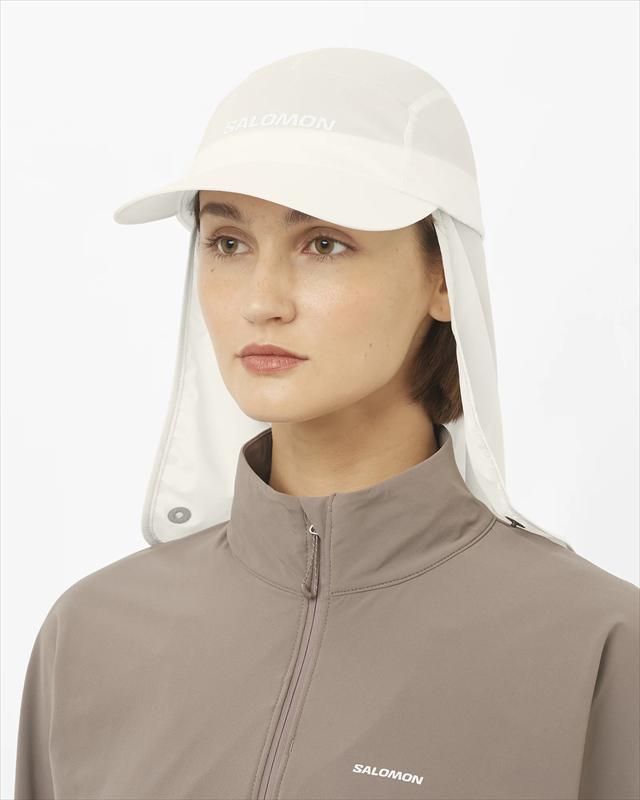 SALOMON ������� SALOMON SAHARA CAP U WHISPER WHITE ��˥��å��� ���˥󥰥���å� ���ϥ饭��å� ��˥��å��� ���󥷥����� ������ �Ҥ�Ҥ� ˹�� �ȥ쥤����˥� ���˥� �����ȥɥ� �ȥ��� �ޥ饽�� ���祮�� ������ ���ݡ���