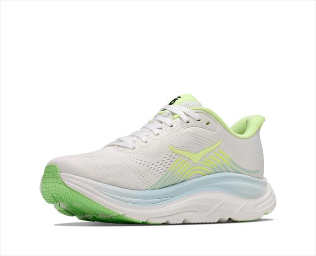 HOKA �ۥ� W CLIFTON 11 1176573 FROST/NEON YUZU ��ǥ����� ������� ����եȥ�10 ��B ���� ���˥󥰥��塼�� �ޥ饽�� ���祮�� ������ ��󥷥塼 ���ˡ����� �� ���å���� ���������� ���� �ڤ� �������� Φ��