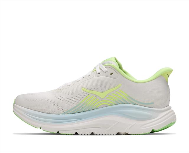 HOKA �ۥ� W CLIFTON 11 1176573 FROST/NEON YUZU ��ǥ����� ������� ����եȥ�10 ��B ���� ���˥󥰥��塼�� �ޥ饽�� ���祮�� ������ ��󥷥塼 ���ˡ����� �� ���å���� ���������� ���� �ڤ� �������� Φ��