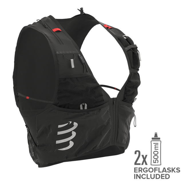 Compressport ץ쥹ݡ ȥ쥤˥ ˥󥰥٥ UltRun S Pack Evo 15 CU00078B Black 123L ȥ Sѥå å åå Хå ȥ󥶥å ޥ饽 ˥ ȥɥ л ȥå  ǥ ˥å