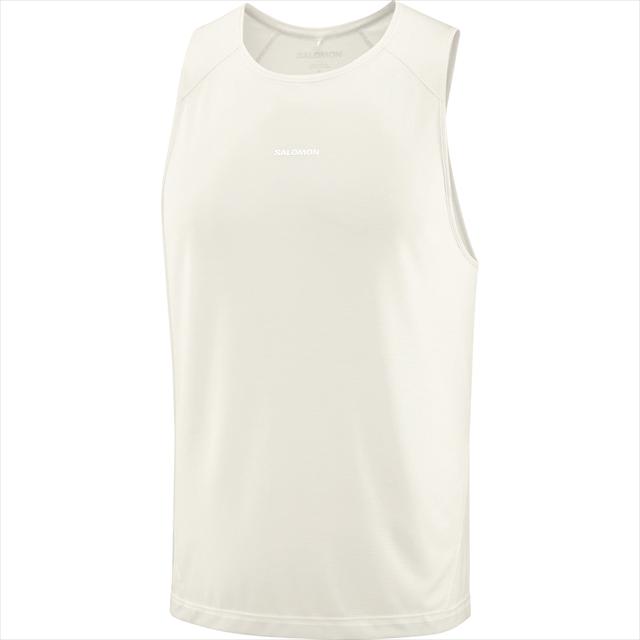 SALOMON ������� SHAKEout CORE TANK M WHISPER WHITE ��� ���󥯥ȥå� T����� �������������� ���� ���� �ƥ��� ��� �Ρ����꡼�� ®�� ���� �ȥ쥤����˥� �ȥ��� �ޥ饽�� ���祮�� �����ȥɥ� �ϥ����� ���л� ���Ф� �ȥ�å���