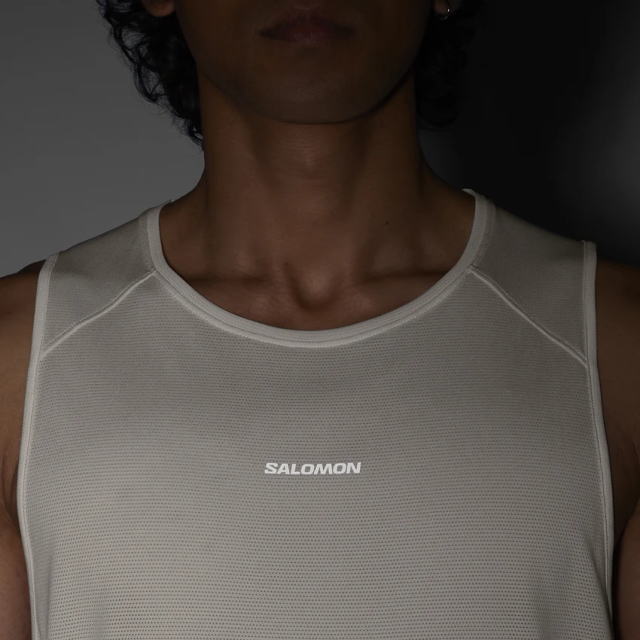 SALOMON ������� SHAKEout CORE TANK M WHISPER WHITE ��� ���󥯥ȥå� T����� �������������� ���� ���� �ƥ��� ��� �Ρ����꡼�� ®�� ���� �ȥ쥤����˥� �ȥ��� �ޥ饽�� ���祮�� �����ȥɥ� �ϥ����� ���л� ���Ф� �ȥ�å���