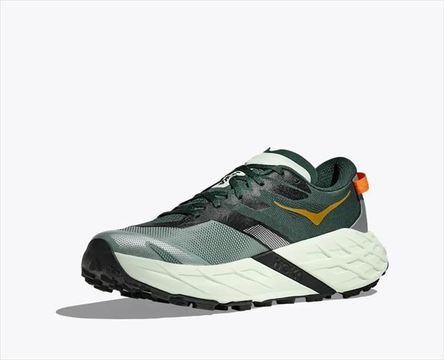 HOKA ONE ONE �ۥ� ���ͥ��� M SPEEDGOAT 7 WIDE 1171930 BAY LEAF/SEA GLASS ��� ���ԡ��ɥ�����7 ��EE 2E ���� �磻�� ���� �ȥ쥤����˥󥰥��塼�� �ȥ��� �ϥ����� �ȥ�å��� �л� ���ˡ����� �� ���å���� ���������� ���� �ڤ� ��������