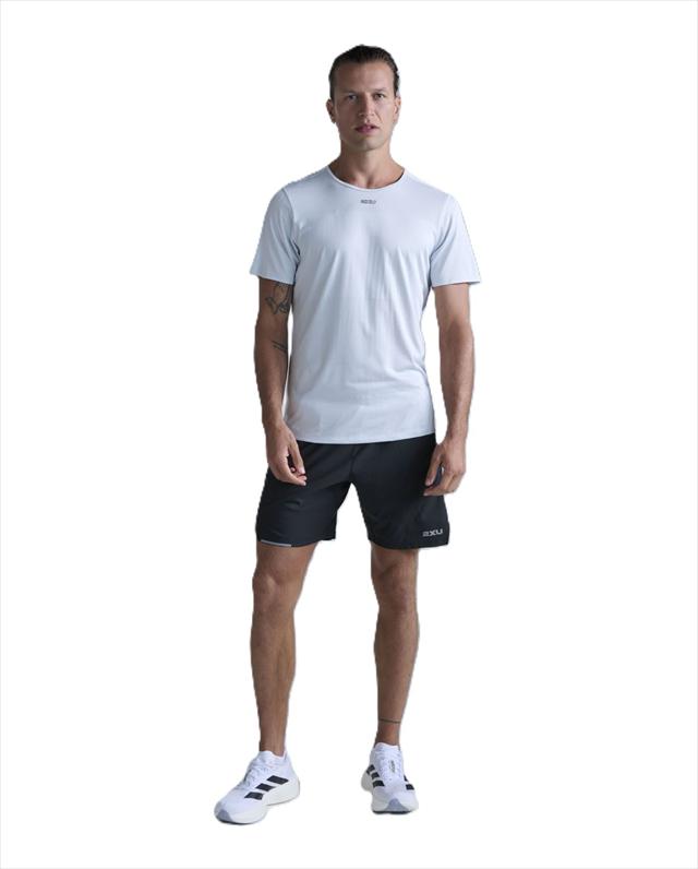 2XU �ġ������ॺ�桼 ȾµT����� 2XU Light Speed Tech Tee MR7150A ��� MSB/BRF �饤�ȥ��ԡ��ɥƥå������ ���˥� �ޥ饽�� ���祮�� �ȥ쥤����˥� �ȥ��� �졼�� Ķ���� �۴�®�� �ۼ�ȯ�� �̵���