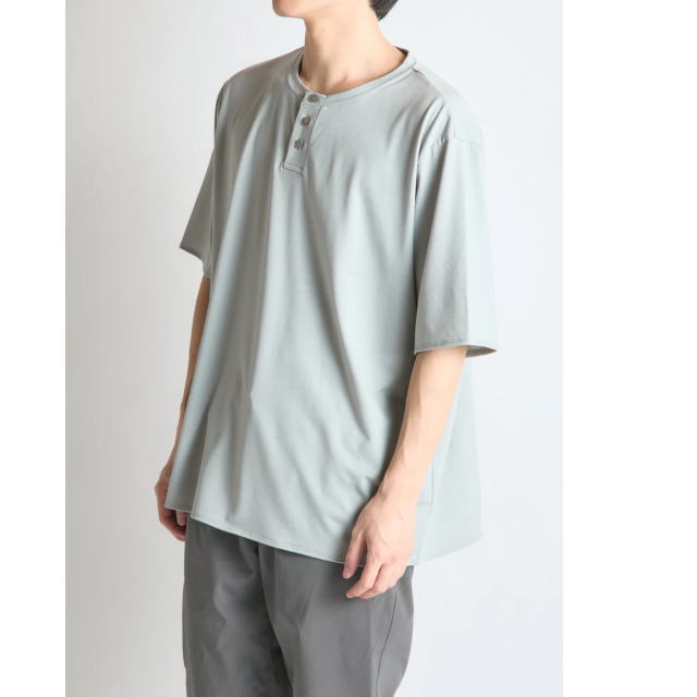 Bring �֥�� BW0107 WUNDERWEAR IMMERSION Henry Neck T-shirt �饤�ȥ��졼 ������������ ���ޡ������ �إ�꡼�ͥå�T����� ���硼�ȥ��꡼�� Ⱦµ ������51% �л� �ȥ�å��� �����ȥɥ��ȥ쥤����˥� �ȥ��� ��� ��ǥ����� ��˥��å���