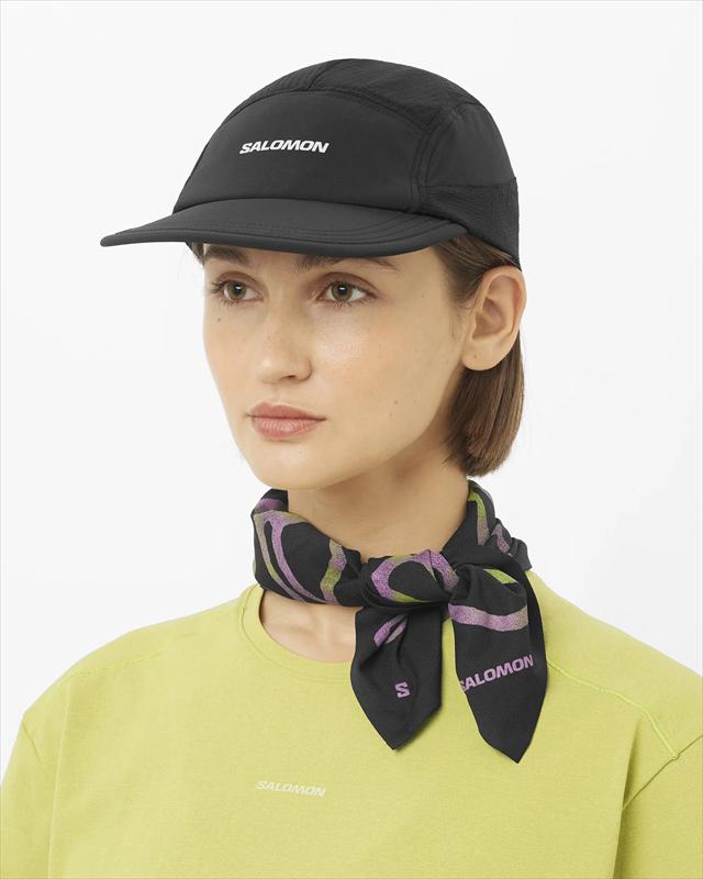 SALOMON ������� SENSE AERO CAP U DEEP BLACK ��˥��å��� ���˥󥰥���å� ���� ������ ����å� ��˥��å��� ˹�� �ȥ쥤����˥� ���˥� �����ȥɥ� �ȥ��� �ޥ饽�� ���祮�� ������ ���ݡ���
