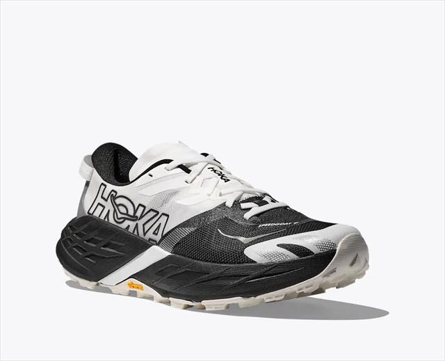 HOKA ONE ONE �ۥ� ���ͥ��� M SPEEDGOAT 7 1171928 BLACK/WHITE ��� ���ԡ��ɥ�����7 ��D ���� �ȥ쥤����˥󥰥��塼�� �ȥ��� �ϥ����� �ȥ�å��� �л� ���ˡ����� �� ���å���� ���������� ���� �ڤ� ��������
