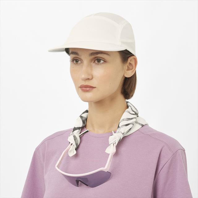 SALOMON ������� SENSE AERO CAP U WHISPER WHITE ��˥��å��� ���˥󥰥���å� ���� ������ ����å� ��˥��å��� ˹�� �ȥ쥤����˥� ���˥� �����ȥɥ� �ȥ��� �ޥ饽�� ���祮�� ������ ���ݡ���