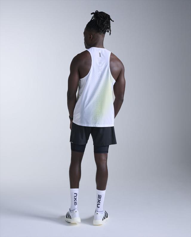 2XU �ġ������ॺ�桼 ���󥯥ȥå� ���˥󥰥���� 2XU Light Speed React Singlet MR7375A ��� CMM/BRF �饤�ȥ��ԡ��� �ꥢ���� ���󥰥�å� �Ρ����꡼�� ���˥� �ޥ饽�� �ȥ쥤����˥� �ȥ��� �졼�� Ķ���� �۴�®�� �̵���