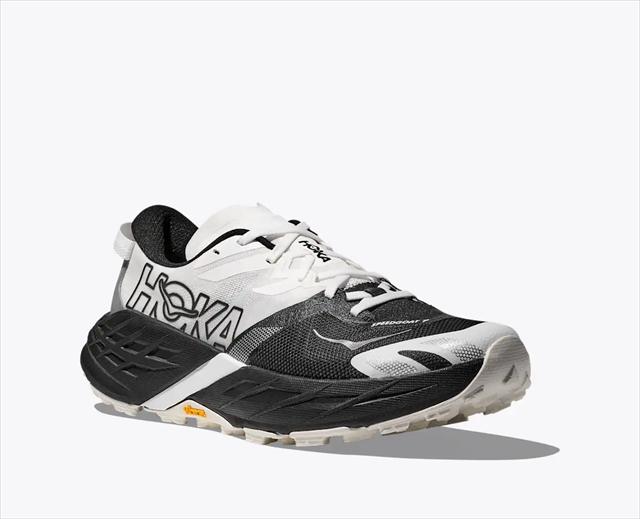 HOKA ONE ONE �ۥ� ���ͥ��� W SPEEDGOAT 7 1171929 BLACK/WHITE ��ǥ����� ������� ���ԡ��ɥ�����7 ��B ���� �ȥ쥤����˥󥰥��塼�� �ȥ��� �ϥ����� �ȥ�å��� �л� ���ˡ����� �� ���å���� ���������� ���� �ڤ� ��������