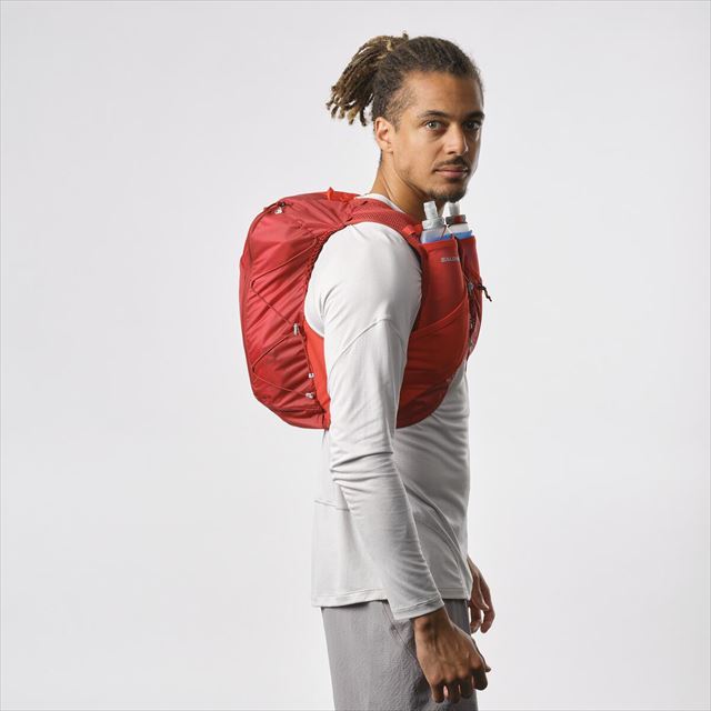 SALOMON ������� �٥��� �Хå��ѥå� ACTIVE SKIN 12 SET LC2177500 RED D./H.R.RED �ȥ쥤����˥�  �ȥ��󥶥å� ���˥󥰥٥��� ���å����å� �л� �ȥ�å��� ��� ��ǥ�����