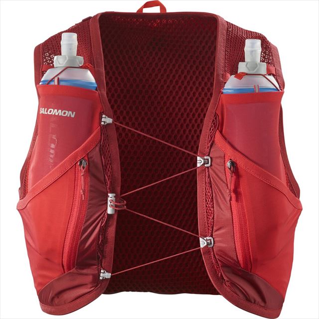 SALOMON ������� �٥��� �Хå��ѥå� ACTIVE SKIN 12 SET LC2177500 RED D./H.R.RED �ȥ쥤����˥�  �ȥ��󥶥å� ���˥󥰥٥��� ���å����å� �л� �ȥ�å��� ��� ��ǥ�����