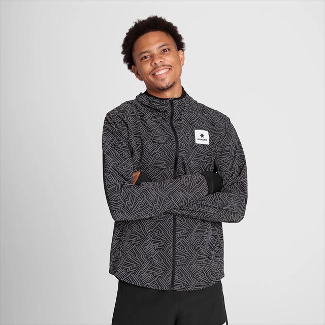 SAYSKY  ˥󥰥㥱å OMRJA01c1050 Reflective Blaze Jacket - Black Aop  ե쥯ƥ ֥쥤 㥱å ֥å Ƶȿ ɴ  ˥ ޥ饽 祮 ȥ ȥ쥤˥