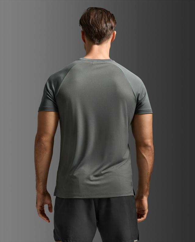 2XU �ġ������ॺ�桼 ȾµT����� 2XU Aero Mesh Tee  MR7441A ��� JUP/BRF ��������å��� �ƥ��� ���˥� �ޥ饽�� ���祮�� �ȥ쥤����˥� �ȥ��� �졼�� ���� �۴�®�� �ۼ�ȯ�� �̵���
