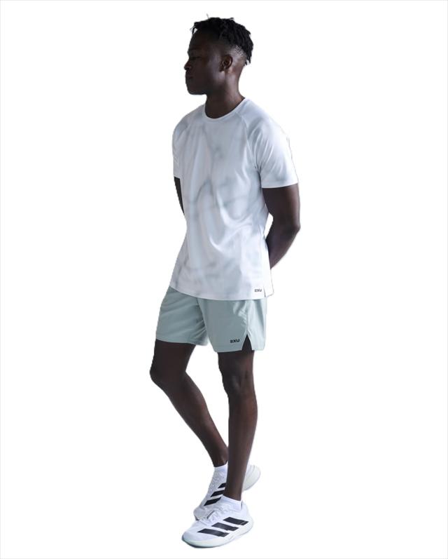 2XU �ġ������ॺ�桼 ȾµT����� 2XU Aero Mesh Tee  MR7441A ��� SBM/BRF ��������å��� �ƥ��� ���˥� �ޥ饽�� ���祮�� �ȥ쥤����˥� �ȥ��� �졼�� ���� �۴�®�� �ۼ�ȯ�� �̵���