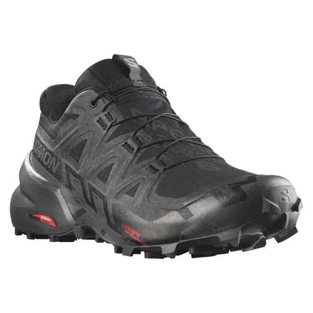 SALOMON ������� �ȥ쥤����˥󥰥��塼�� ��� SPEEDCROSS 6 GTX L41738600 BLACK ���ԡ��ɥ����� �����ƥå��� GORE-TEX �ɿ�Ʃ�� �ȥ��󥷥塼�� �ȥ쥤�륷�塼�� �����ȥɥ����塼�� ���ˡ����� �ϥ����� �л� ���Ф� �ȥ�å��� �������å� 