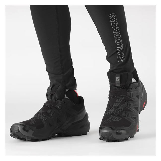 SALOMON ������� �ȥ쥤����˥󥰥��塼�� ��� SPEEDCROSS 6 GTX L41738600 BLACK ���ԡ��ɥ����� �����ƥå��� GORE-TEX �ɿ�Ʃ�� �ȥ��󥷥塼�� �ȥ쥤�륷�塼�� �����ȥɥ����塼�� ���ˡ����� �ϥ����� �л� ���Ф� �ȥ�å��� �������å� 