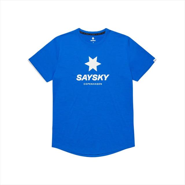 SAYSKY ���������� ���˥�T����� SM25005C2017 Logo Combat Pro T-shirt - Blue ��� ȾµT����� �졼���ե��å� �ꥢ���ƥ��֥ե��� ���ȥ�å� �۴�®�� �̵��� Ķ���� �٥��Ĥ����� ���˥� �ޥ饽�� ���祮�� �ȥ쥤����˥� �ȥ���