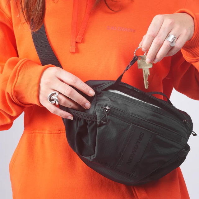 SALOMON ������� ACS WAIST PACK 3 BLACK �������ȥХå� ACS �������� �ѥå� 3 LC2324200 3L �������ȥݡ��� �ҥåץѥå� �ҥåץХå� �ܥǥ��Хå� �ȥ�٥� ������ �����ȥɥ� �ϥ����� �л� �ȥ�å��� ������ �ե��� ι�� ι