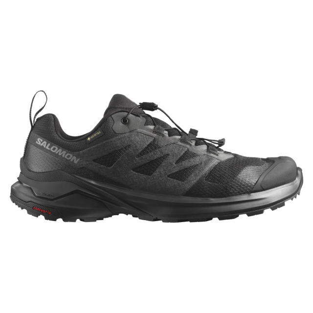 SALOMON ������� �ȥ쥤����˥󥰥��塼�� ��� X-ADVENTURE GTX L47321100 BLACK ��-���ɥ٥���㡼 �����ƥå��� GORE-TEX �ɿ�Ʃ�� �ȥ��󥷥塼�� �ȥ쥤�륷�塼�� �����ȥɥ����塼�� ���ˡ����� �ϥ����� �л� ���Ф� �ȥ�å��� �������å� 