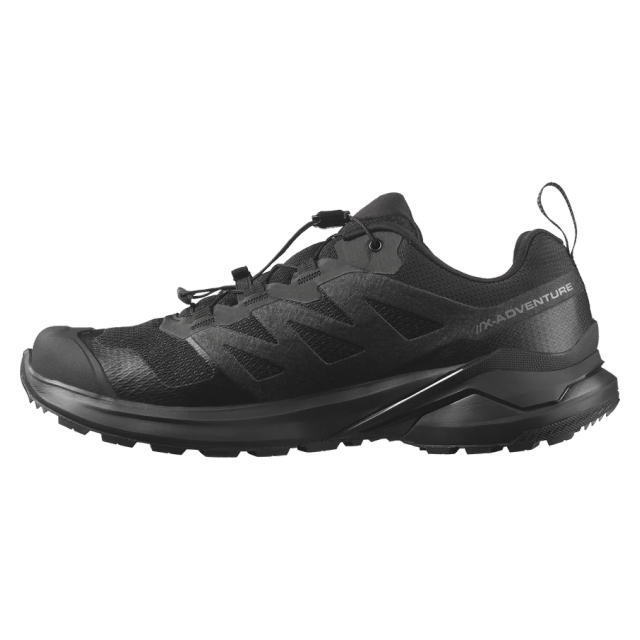 SALOMON ������� �ȥ쥤����˥󥰥��塼�� ��� X-ADVENTURE GTX L47321100 BLACK ��-���ɥ٥���㡼 �����ƥå��� GORE-TEX �ɿ�Ʃ�� �ȥ��󥷥塼�� �ȥ쥤�륷�塼�� �����ȥɥ����塼�� ���ˡ����� �ϥ����� �л� ���Ф� �ȥ�å��� �������å� 