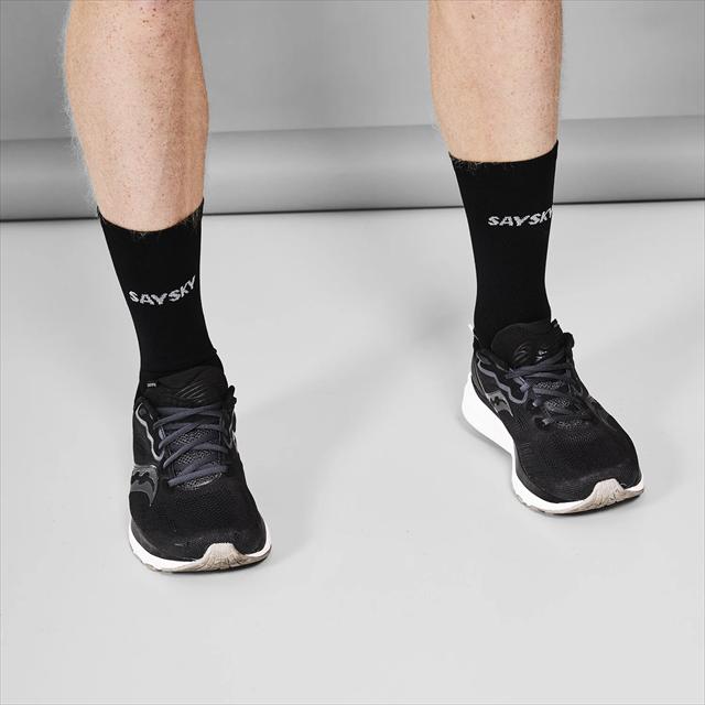 SAYSKY ���������� ���˥󥰥��å��� Combat High Socks SA80001C901 Black �ڡ����ϥ����å��� �ߥ˥��롼 �׷�ۼ����å���� ���������ݡ��� �̵��� ��å��� ���� ��˥��å��� ��� ��ǥ����� �ȥ쥤����˥� �ȥ��� �ޥ饽��