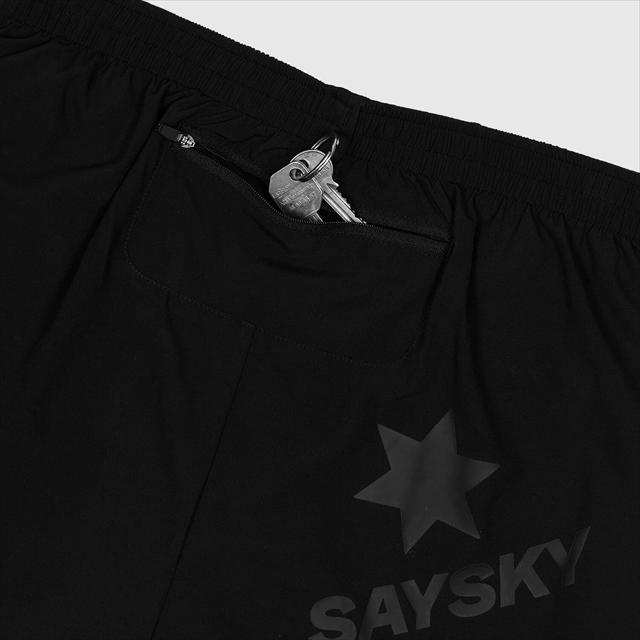 SAYSKY ���������� ���˥󥰥��硼�� SM40003c901 Pace Short 5inch Black ���  �ϡ��եѥ�� �쥮��顼�ե��å� �ڡ������硼��5����� 12cm ����ʡ����硼�� ���ȥ�å� �۴�®�� �ޥ饽�� ���祮�� �ȥ쥤����˥� �ȥ���