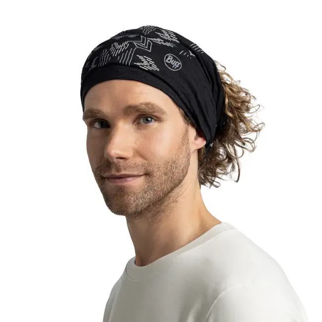 Buff �Х� Merino Lightweight Prints VANYR BLACK 586346 ���Υ����� �饤�ȥ������� ���� �ͥå��������ޡ� �ͥå��������� �ͥå����塼�� ���ݡ��ĥޥ��� �ե����� ���˥� �ȥ쥤����˥� �ȥ��� �����ȥɥ� �ޥ饽�� �л� ������ ���Ρ��ܡ��� ���Υ�