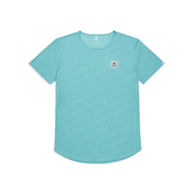 SAYSKY ���������� ���˥�T����� SM25011C1071 Logo Reactive Flow T-shirt - Bluelogo ��� ȾµT����� �졼���ե��å� �ꥢ���ƥ��֥ե��� ���ȥ�å� �۴�®�� �̵��� Ķ���� �٥��Ĥ����� ���˥� �ޥ饽�� ���祮�� �ȥ쥤����˥� �ȥ���