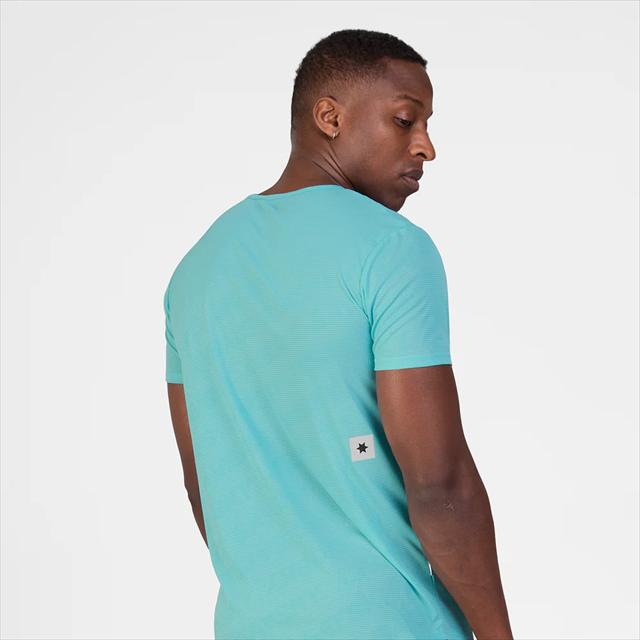 SAYSKY ���������� ���˥�T����� SM25011C1071 Logo Reactive Flow T-shirt - Bluelogo ��� ȾµT����� �졼���ե��å� �ꥢ���ƥ��֥ե��� ���ȥ�å� �۴�®�� �̵��� Ķ���� �٥��Ĥ����� ���˥� �ޥ饽�� ���祮�� �ȥ쥤����˥� �ȥ���