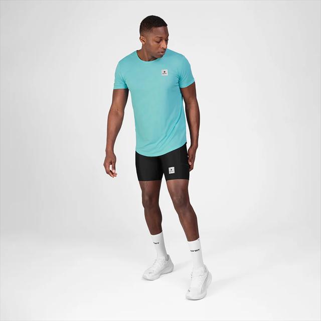 SAYSKY ���������� ���˥�T����� SM25011C1071 Logo Reactive Flow T-shirt - Bluelogo ��� ȾµT����� �졼���ե��å� �ꥢ���ƥ��֥ե��� ���ȥ�å� �۴�®�� �̵��� Ķ���� �٥��Ĥ����� ���˥� �ޥ饽�� ���祮�� �ȥ쥤����˥� �ȥ���