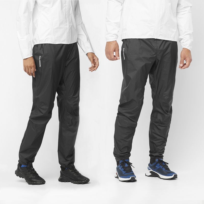 SALOMON ������� �ȥ쥤����˥� �쥤��ѥ�� BONATTI WP PANT U DEEP BLACK LC2059300 ��� WaterProof �ܥʥåƥ� �����������ץ롼�� �ѥ�� �籩 �ɿ�Ʃ�� �����ȥɥ� �л� �ȥ�å���