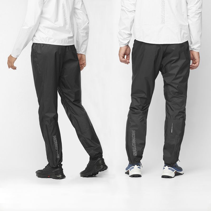 SALOMON ������� �ȥ쥤����˥� �쥤��ѥ�� BONATTI WP PANT U DEEP BLACK LC2059300 ��� WaterProof �ܥʥåƥ� �����������ץ롼�� �ѥ�� �籩 �ɿ�Ʃ�� �����ȥɥ� �л� �ȥ�å���