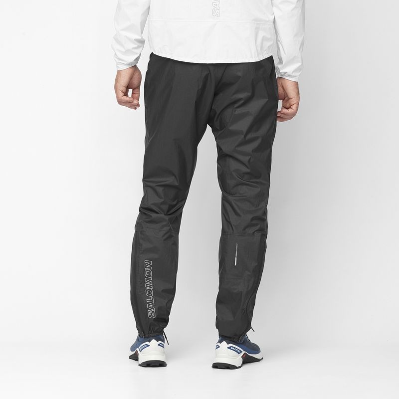 SALOMON ������� �ȥ쥤����˥� �쥤��ѥ�� BONATTI WP PANT U DEEP BLACK LC2059300 ��� WaterProof �ܥʥåƥ� �����������ץ롼�� �ѥ�� �籩 �ɿ�Ʃ�� �����ȥɥ� �л� �ȥ�å���