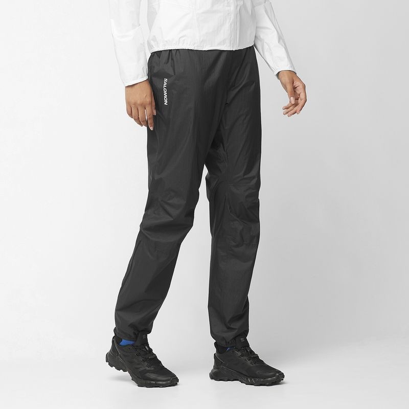 SALOMON ������� �ȥ쥤����˥� �쥤��ѥ�� BONATTI WP PANT U DEEP BLACK LC2059300 ��� WaterProof �ܥʥåƥ� �����������ץ롼�� �ѥ�� �籩 �ɿ�Ʃ�� �����ȥɥ� �л� �ȥ�å���