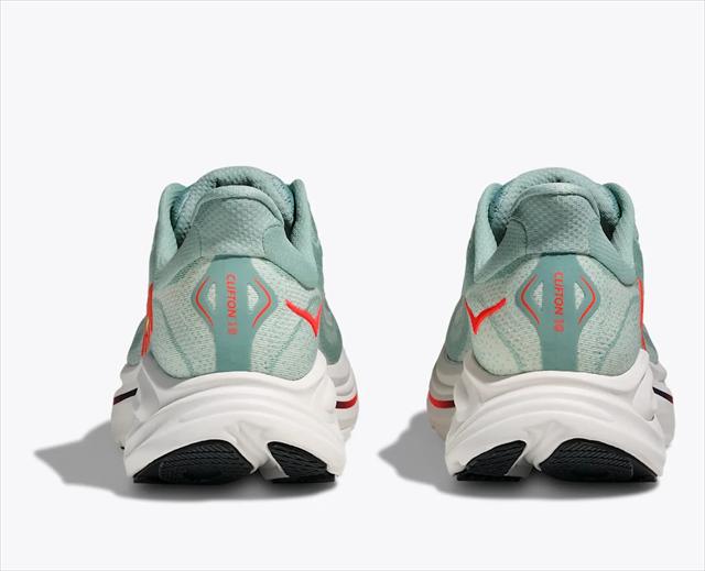 HOKA ONE ONE �ۥ� ���ͥ��� M CLIFTON 10 WIDE 1162032 SAGE/NEON FLAME ��� ����եȥ�10 ��EE 2E �磻�� ���� ���˥󥰥��塼�� �ޥ饽�� ���祮�� ������ ��󥷥塼 ���ˡ����� �� ���å���� ���������� ���� �ڤ� �������� Φ��