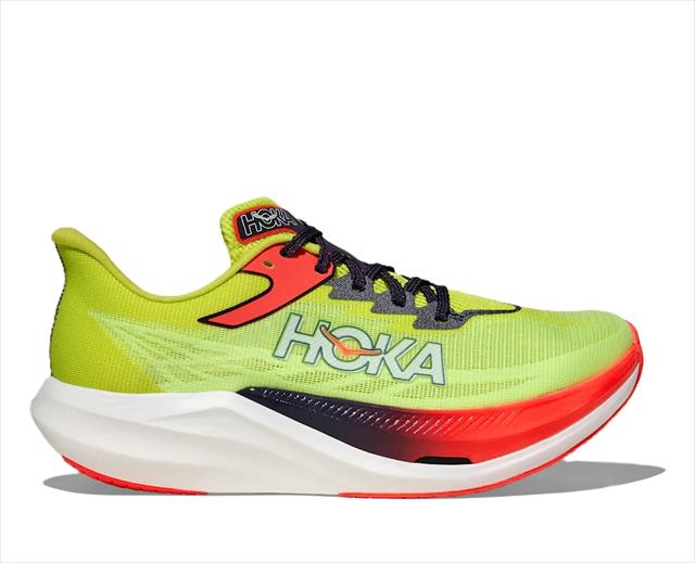 HOKA ONE ONE �ۥ� ���ͥ��� U ROCKET X 3 1168724 NEON YUZU/SQUID INK ��˥��å��� ��� ��ǥ����� �����å�X 3 ���� �����ܥ� ���˥󥰥��塼�� ���ԡ������� �졼�� ��� �ޥ饽�� ���祮�� ������ ��󥷥塼 ���ˡ����� �� ���å���� ���� �ڤ� Φ��