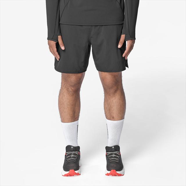 SALOMON ������� SHAKEout Core 2in1 Shorts 7'' M DEEP BLACK ��� �ϡ��եѥ�� �������������� ���� 2����1 ���硼�� 7����� ��� �ȥ쥤����˥� ���˥� �����ȥɥ� �ȥ��� �ޥ饽�� ���祮�� ����ʡ� ���åѡ��դ��ݥ��å� ���ȥ�å� ��������