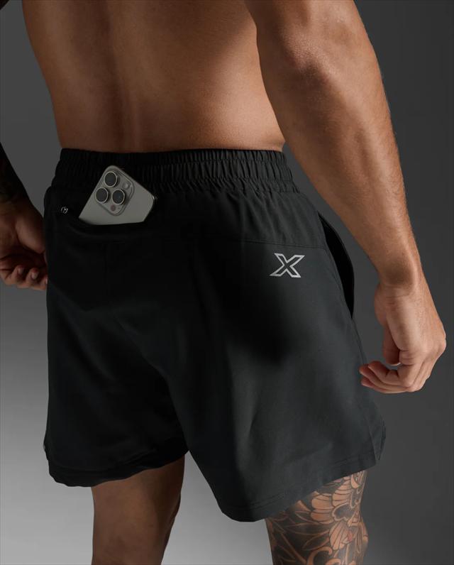 2XU �ġ������ॺ�桼 �ϡ��եѥ�� 2XU Aero 5 Inch Shorts 2.0 MR6903B ��� BLK/SRF ������ 5����� ���硼�� ���˥󥰥��硼�� �ޥ饽�� ���祮�� �ȥ쥤����˥� �ȥ��� �졼�� ����ʡ��� �����ɥݥ��å� �Хå����åץݥ��å� �ɥ饤 �۴�®��