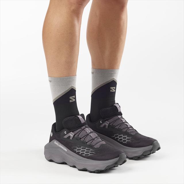 SALOMON ������� ULTRA GLIDE 4 BLACK/GRAY ��� �ȥ쥤����˥󥰥��塼�� ����ȥ� ���饤�� L49141200 �ȥ쥤�륷�塼�� �����ȥɥ����塼�� ���ˡ����� �ϥ����� ���л� ���Ф� �ȥ�å��� ���å���� �������å� ���� Ĺ��Υ ��������