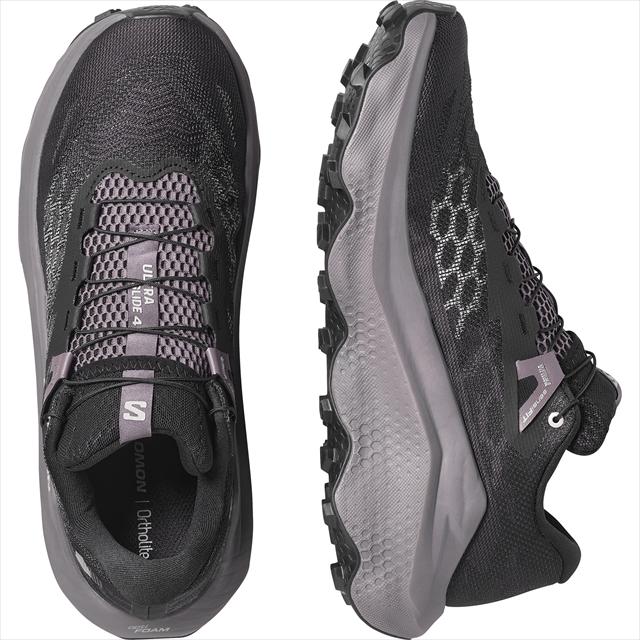 SALOMON ������� ULTRA GLIDE 4 BLACK/GRAY ��� �ȥ쥤����˥󥰥��塼�� ����ȥ� ���饤�� L49141200 �ȥ쥤�륷�塼�� �����ȥɥ����塼�� ���ˡ����� �ϥ����� ���л� ���Ф� �ȥ�å��� ���å���� �������å� ���� Ĺ��Υ ��������