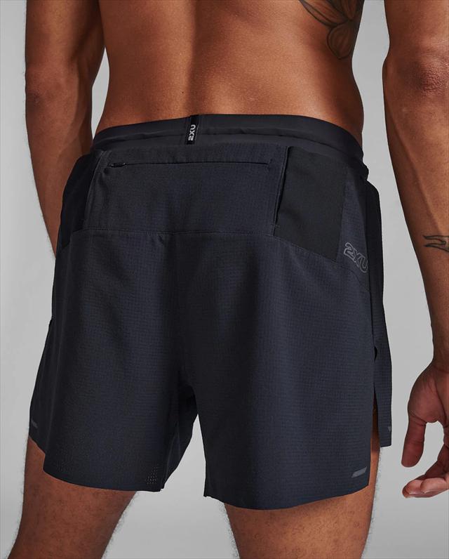 2XU �ġ������ॺ�桼 �ϡ��եѥ�� 2XU Light Speed Stash 5Inch Shorts MR6951B ��� BLK/BRF �饤�ȥ��ԡ��� �����å���5����� ���硼�� ���˥󥰥��硼�� �ޥ饽�� ���祮�� �ȥ쥤����˥� �ȥ��� �졼�� �Хå����åץݥ��å� Ķ���� �۴�®��