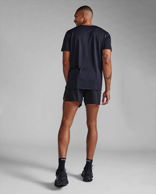 2XU �ġ������ॺ�桼 ȾµT����� 2XU Light Speed Tech Tee  MR7150A ��� BLK/BRF �饤�ȥ��ԡ��ɥƥå������ ���˥� �ޥ饽�� ���祮�� �ȥ쥤����˥� �ȥ��� �졼�� Ķ���� �۴�®�� �ۼ�ȯ�� �̵���