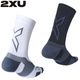 2XU ���˥󥰥��å��� Vectr Light Cushion Crew Compression Socks UA7005E �٥����� ����ȥ�饤�ȥ��å���� ���롼���å��� ���������ݡ��� ����ץ�å���� �尵 �۴�®�� ���˥� �ޥ饽�� �ȥ쥤����˥� �ȥ��� �ȥ饤��������