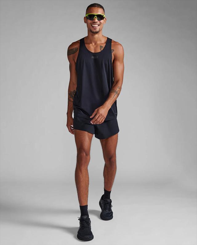 2XU �ġ������ॺ�桼 ���󥯥ȥå� ���˥󥰥���� 2XU Light Speed Tech Singlet MR7151A ��� BLK/BRF �饤�ȥ��ԡ��� �ƥå� ���󥰥�å� �Ρ����꡼�� ���˥� �ޥ饽�� �ȥ쥤����˥� �ȥ��� �졼�� Ķ���� �ۼ�ȯ�� �۴�®��